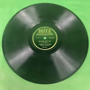 Carmen Cavallaro Beyond The Sea / Summer Moon 1948 Decca 24414 Jazz 78 RPM 10” - Picture 1 of 6