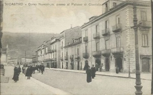 Nicastro - Corso Numistrano - Lamezia Terme - Catanzaro Animata viaggiata 1910  - Picture 1 of 1