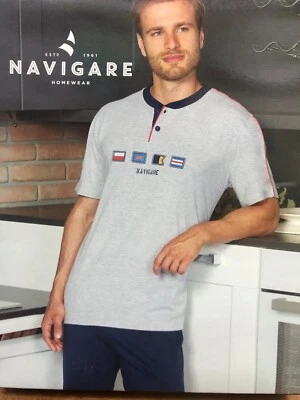 Navigare Pigiama Uomo in cotone modello 3 pezzi taglia L - Immagine 1 di 2