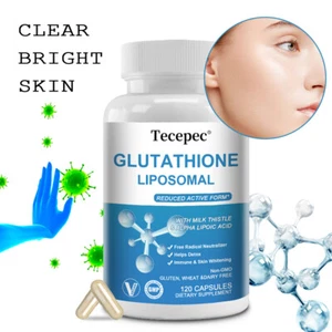 Liposomal Glutathione (Reduced Form) 1000Mg, Antioxidant Exp 07/26 - Picture 1 of 12