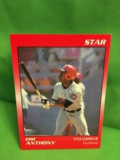 ERIC ANTHONY, 1989 Minor league Star card, Columbus, Astros
