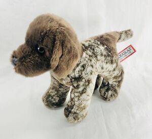 Douglas German Pointer Puppy Dog Brown White 8” Tall 10” Long Plush 