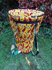 Professional 14"inch Hand Made Djembe Drum Bag From Ghana - Picture 1 of 1