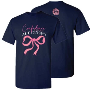 Girlie Girl Originals Confidence Bow T-Shirt - Picture 1 of 10