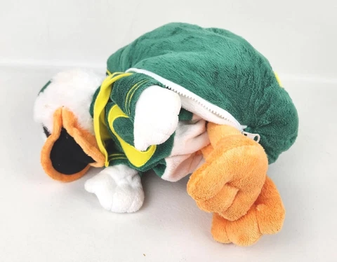 University of Oregon Ducks Stuffed Plush 14” Mascot Stuffed Toy Rare Cover