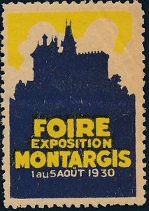 Stamp Label France Exposition 1930 Foire Montargis Expo Cinderella MNH - Picture 1 of 1