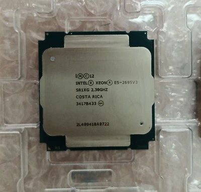 Intel Xeon E5-2695 v3 cpu 14-C/ 28-T, 2.3GHz 35mb Cache Processor (SR1XG) - Image 1 of 2