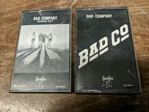 BAD COMPANY SELF TITLED CASSETTE + BURNIN SKY LOT BUNDLE RARE - Picture 1 of 4