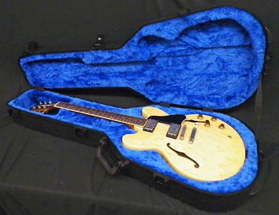 1988 Gibson ES335 DOT Natural Finish Electric Guitar w/ Case - Image 1 of 4