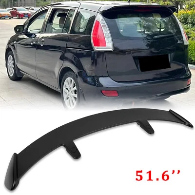 For Mazda 5 M5 Hatchback 51.6'' Rear Trunk Window Roof Spoiler Wing Matte Black Foto 1 de 4