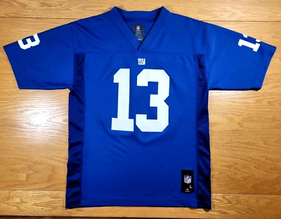 Camiseta de los New York Giants juvenil grande (14/16) azul blanco niños NFL Odell Beckham Jr Foto 1 de 4