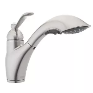 Franke 115.0287.056 ausziehbarer Küchenarmatur Satin Nickel mit einem Griff - Bild 1 von 2