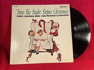 Fred Waring ‘Twas The Night Before Christmas LP Decca Norman Rockwell Shrink VG - Imagen 1 de 7