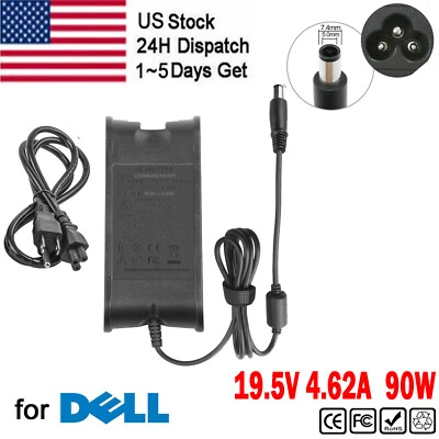 90W AC Adapter For Dell Studio 17 1735 1737 1745 1747 1749 Laptop Charger PA-10* - Image 1 of 4