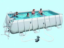 Piscina rettangolare bestway 549x274 h 122 rettangolare fuoriterra + accessori