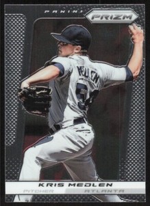 2013 Panini Prizm Kris Medlen #16 Atlanta Braves