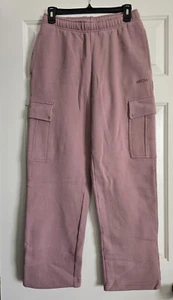 Aritzia Women's Cozy Fleece Mega Cargo Sweatpant Sz Small Color: Clairmont NEW - Picture 1 of 21