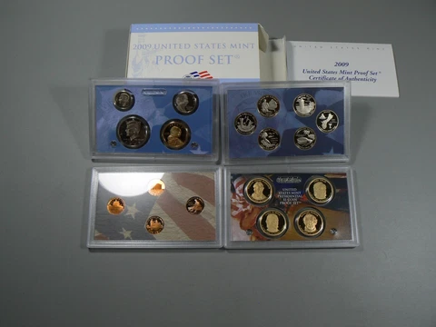 2009 United States Mint Proof Set With OGP & COA Cover