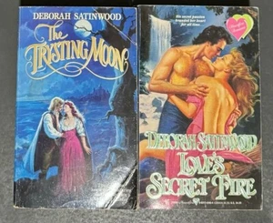 2 Deborah Satinwood Books - Love’s Secret Fire and The Trysting Moon - Bild 1 von 3