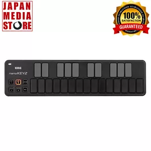 KORG USB MIDI NANOKEY2 Keyboard Controller Black 100% Genuine Product - Picture 1 of 5