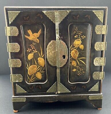 Antique, Japanese, Miniature Cabinet Kodansu, 18x9,5x20 Cm / 7.08x3.74x7.87 Inch • 66.80$
