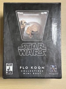 Used Gentle Giant Star Wars Mini Bust Plo Koon Limited Statue Figure Movie - Picture 1 of 1