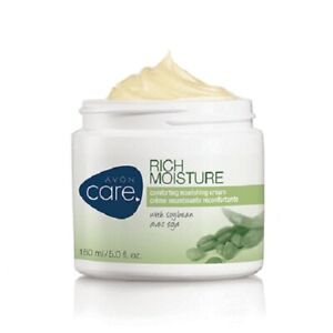 Avon Care Rich Moisture Comforting Nourishing Face Cream 5 FlOz Lot of 2 New Jar