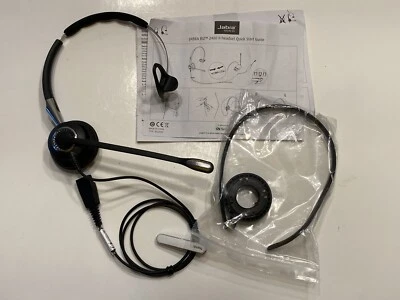 Jabra BIZ 2400 II Mono Black/Silver Headset 2406-820-205 Preowned - Image 1 of 4