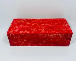 Manorisms Red Printed Slim Photo/Storage Box - Picture 1 of 4