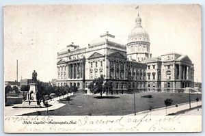 Postal en 1905 Indianápolis State Capitol Building I1 - Imagen 1 de 2