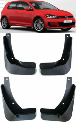 Genuine Set Splash Guards Mud Flaps FOR VW 2013-2017 Golf MK7 GTD GTE Hatchback - Image 1 of 4