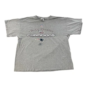 Vintage 2002 NFL Super Bowl XXXVI New England Patriots Champions Reebok Tee XL - Picture 1 of 9