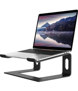 Aluminum Laptop Stand Riser Ergonomic Cooling Holder for 10 to 15.6 " Notebook - Afbeelding 1 van 7