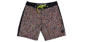 Pantalones Cortos Hurley Para Hombres Arco Iris Pixelado 34 Cordón Multicolor - Imagen 1 de 10