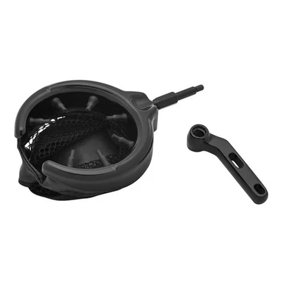 Kuryakyn Drink Holder with Mesh Basket and Perch Black 1738 - Image 1 of 4