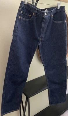NWT Levi’s 505 Regular Fit Straight Leg Denim Jeans W35 L30 USA Dark Wash - Image 1 of 4