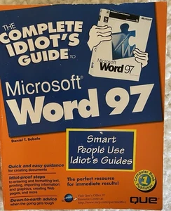 The Complete Idio's Guide to Microsoft Word 97 - schöner sauberer Zustand - Bild 1 von 4