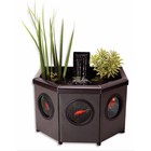 Blagdon Affinity View Half-Moon / Octagon Pond Mocha Weave Garden Patio Koi Fish