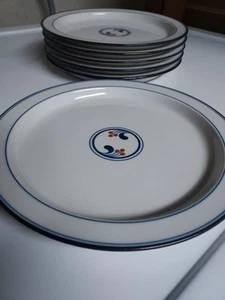 Set Of 6 Vintage Dansk Bistro Diner Quality 9" Sandwich/Salad Plates Beautiful! - Picture 1 of 14