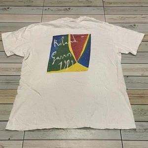 Camiseta Tenis Roland Garros Abierto Francés Atp Años 80 De Colección Rara - Imagen 1 de 8
