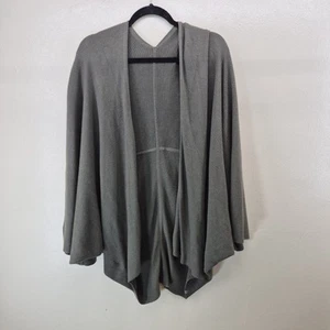 Lululemon Shawl Wrap Open Cardigan Sweater One Size Cashmere Blend Olive - Picture 1 of 5