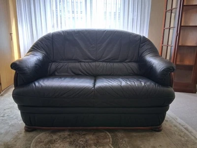 Ledersofa 3er, 2er + Sessel - Bild 1 von 4