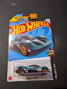 hot wheels 2025 group c fantasy #74/250 green neu hw race day - Bild 1 von 6
