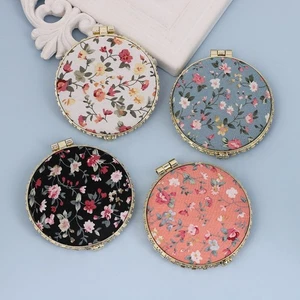 Vintage Pocket Cosmetic Mirror Portable Compact Pocket Hand Mirror Women - Picture 1 of 22