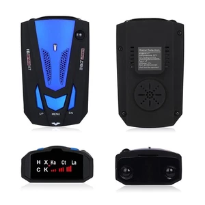 Rilevatore radar di sicurezza velocità GPS auto 360 gradi 16 bande V7 allarme vocale laser LED - Foto 1 di 8