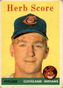 Puntuación de hierbas 1958 Topps #352 Cleveland Indians - Imagen 1 de 3