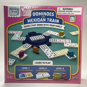 Dominoes and Mexican Train SEALED Buffalo Games Party Family First Games - Picture 1 of 3