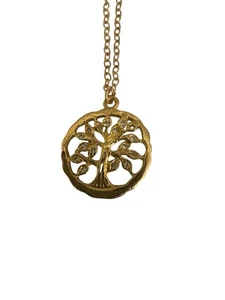 {CHARME Silkiner} Collar Londres - ¡Nuevo con etiquetas precioso! Diseño de árbol dorado 8 pulgadas - Imagen 1 de 4