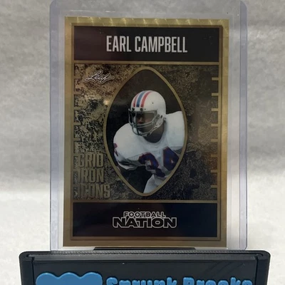 Vinilo de golf 1/1 Houston Oilers HOF Leaf Metal Earl Campbell Gridiron Icons 2025 Foto 1 de 4