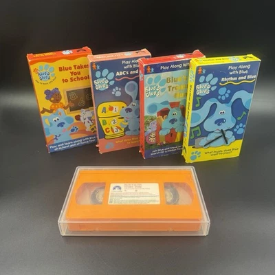 Blue's Clues VHS Lot Of 5 Vintage Children’s Educational ABC - Image 1 of 4